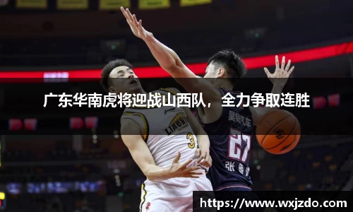广东华南虎将迎战山西队，全力争取连胜